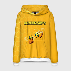 Толстовка-худи мужская Minecraft, цвет: 3D-белый