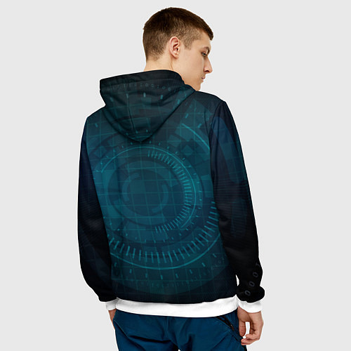 Мужская толстовка Мику Хацуне / 3D-Белый – фото 4