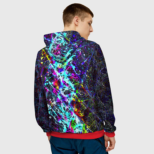 Мужская толстовка Re:Zero Жизнь с нуля / 3D-Красный – фото 4