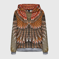 Мужская толстовка Оперение: орел