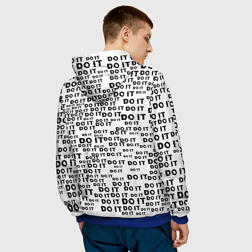 Мужская толстовка Люси / 3D-Синий – фото 4