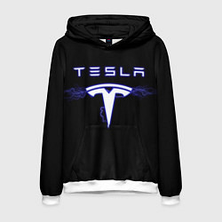 Толстовка-худи мужская TESLA, цвет: 3D-белый