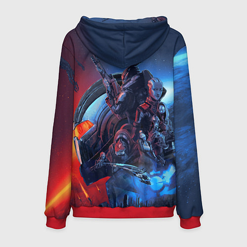 Мужская толстовка Mass EFFECT Legendary ed / 3D-Красный – фото 2