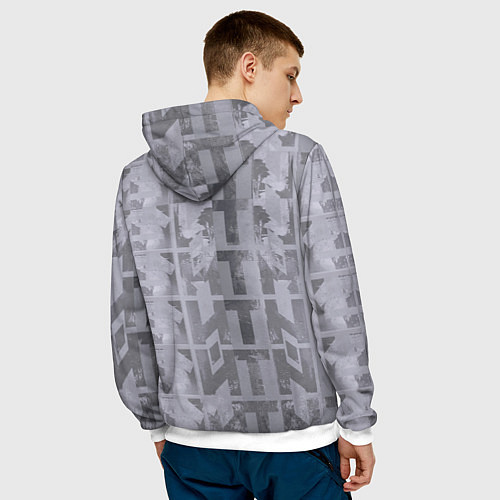 Мужская толстовка Ваня Дмитриенко / 3D-Белый – фото 4