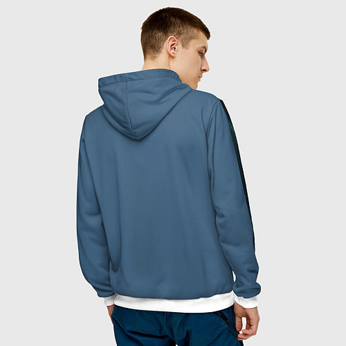 Мужская толстовка Little Nightmares 2 / 3D-Белый – фото 4