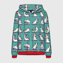 Мужская толстовка Единороги Зарядка