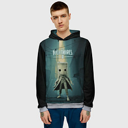 Толстовка-худи мужская Little Nightmares, цвет: 3D-меланж — фото 2