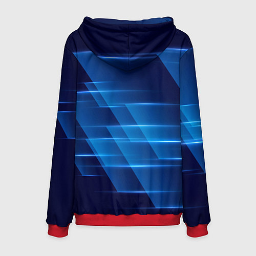 Мужская толстовка Nissan / 3D-Красный – фото 2