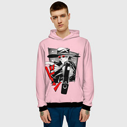 Толстовка-худи мужская Hellsing Хеллсинг, цвет: 3D-черный — фото 2