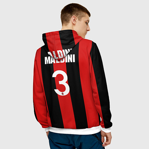 Мужская толстовка Мальдини / 3D-Белый – фото 4