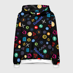 Мужская толстовка ЛОГОТИПЫ КРИПТОВАЛЮТ Z