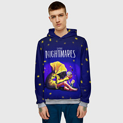 Толстовка-худи мужская LITTLE NIGHTMARES, цвет: 3D-меланж — фото 2