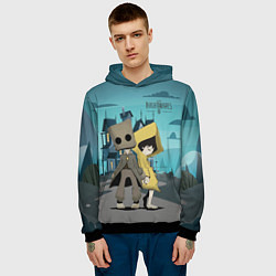 Толстовка-худи мужская Little Nightmares 2, цвет: 3D-черный — фото 2