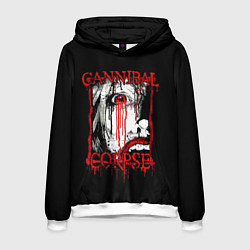 Толстовка-худи мужская Cannibal Corpse 2, цвет: 3D-белый