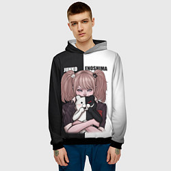 Толстовка-худи мужская MONOKUMA JUNKO, цвет: 3D-черный — фото 2