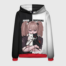 Толстовка-худи мужская MONOKUMA JUNKO, цвет: 3D-красный