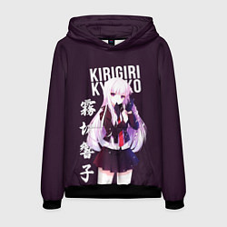 Толстовка-худи мужская Kyoko Kirigiri Кёко Киригири, цвет: 3D-черный