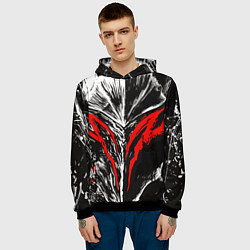 Толстовка-худи мужская BERSERK, цвет: 3D-черный — фото 2
