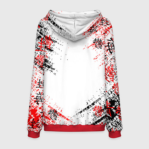 Мужская толстовка ТОКИЙСКИЙ ГУЛЬ КЕН КАНЕКИ / 3D-Красный – фото 2