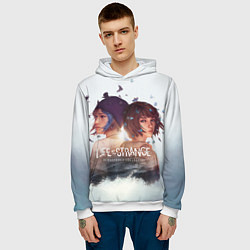 Толстовка-худи мужская Life is strange Remaster, цвет: 3D-белый — фото 2