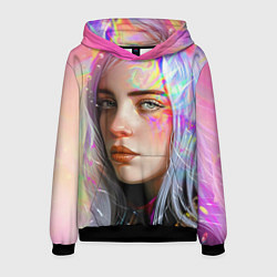 Толстовка-худи мужская Billie Eilish, цвет: 3D-черный