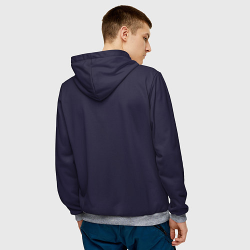 Мужская толстовка Закат в пещере / 3D-Меланж – фото 4