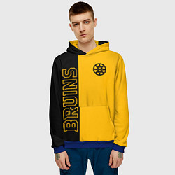 Толстовка-худи мужская NHL BOSTON BRUINS, цвет: 3D-синий — фото 2