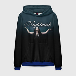 Толстовка-худи мужская Nightwish with Tarja, цвет: 3D-синий