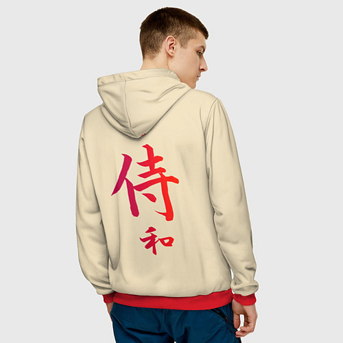 Мужская толстовка Ykuza Zero / 3D-Красный – фото 4