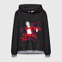 Толстовка-худи мужская Lets Rock DMC, цвет: 3D-меланж