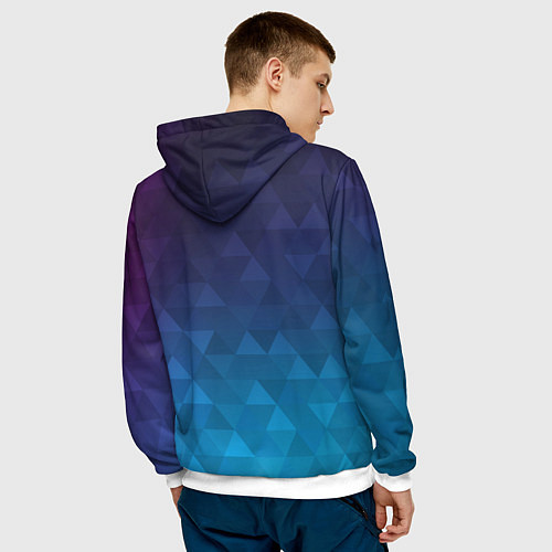 Мужская толстовка BASTERIA / 3D-Белый – фото 4