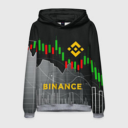 Мужская толстовка BINANCE БИНАНС ГРАФИК