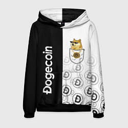 Мужская толстовка DOGECOIN DOGE КАРМАН