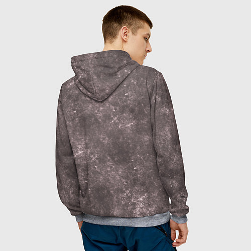 Мужская толстовка The Binding of Isaac ГОЛОВА Z / 3D-Меланж – фото 4