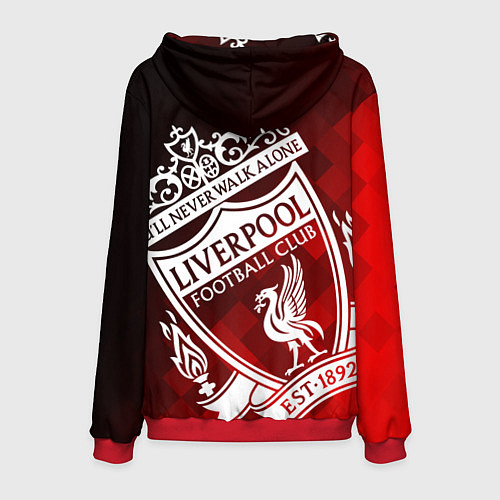 Мужская толстовка LIVERPOOL ЛИВЕРПУЛЬ / 3D-Красный – фото 2