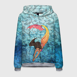 Мужская толстовка Русалка Подводный мир Z
