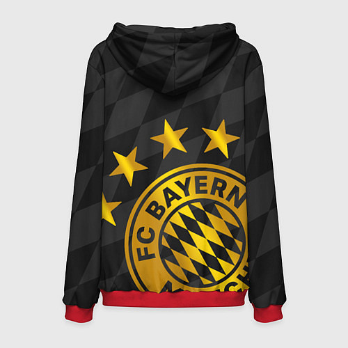 Мужская толстовка ФК БАВАРИЯ BAYERN МЮНХЕН / 3D-Красный – фото 2