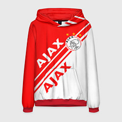 Толстовка-худи мужская FC AJAX AMSTERDAM ФК АЯКС, цвет: 3D-красный
