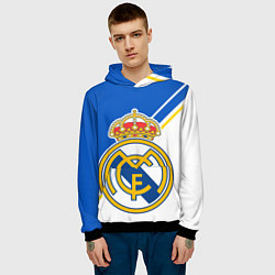Толстовка-худи мужская REAL MADRID РЕАЛ МАДРИД, цвет: 3D-черный — фото 2