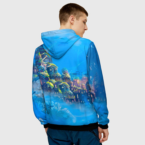 Мужская толстовка Марк Грэйсон Неуязвимый / 3D-Черный – фото 4