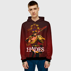 Толстовка-худи мужская Zagreus Hades, цвет: 3D-черный — фото 2