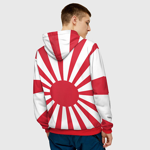 Мужская толстовка Крутой учитель Онидзука / 3D-Красный – фото 4