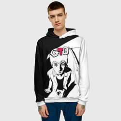 Толстовка-худи мужская GTO, цвет: 3D-белый — фото 2