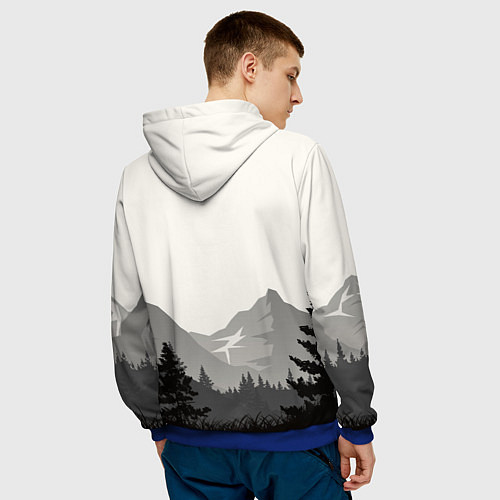 Мужская толстовка Days Gone / 3D-Синий – фото 4