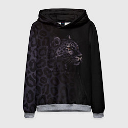 Толстовка-худи мужская Леопард, цвет: 3D-меланж