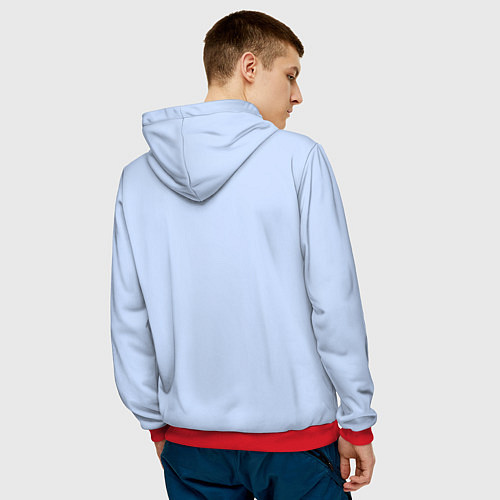 Мужская толстовка Хоримия романтика / 3D-Красный – фото 4