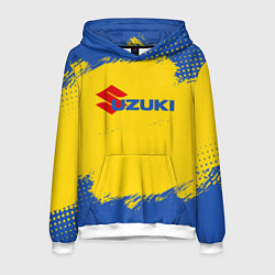 Толстовка-худи мужская Suzuki Сузуки Z, цвет: 3D-белый