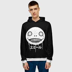 Толстовка-худи мужская Emil Nier: Automata, цвет: 3D-белый — фото 2