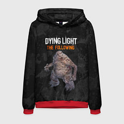 Толстовка-худи мужская Dying light мутант, цвет: 3D-красный