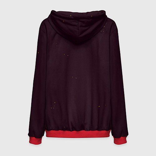 Мужская толстовка Пиро за работой / 3D-Красный – фото 2